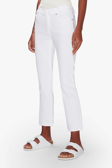 7 For All Mankind Roxanne Mid Rise Skinny Jeans