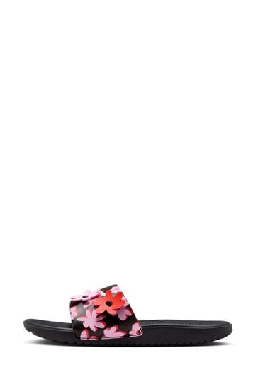 Buy Nike Black Junior Youth Kawa Flower Sliders from Next Luxembourg