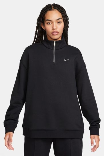 Nike zip hot sale back sweatshirt