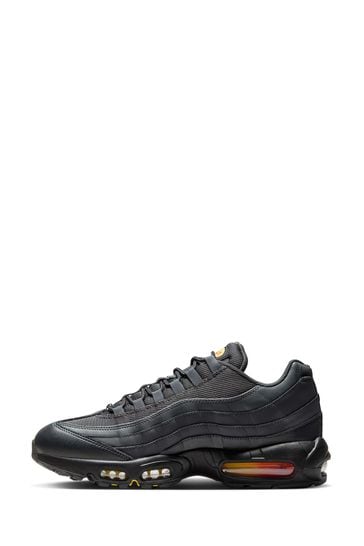 Buy Nike Grey Orange Air Max 95 Trainers from Next Spain