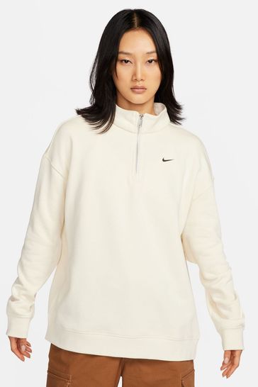 Nike zip cheap back sweatshirt