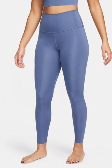 Buy Nike Blue Yoga High-Waisted 7/8 Leggings from Next Luxembourg