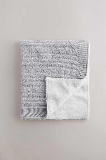 Buy Grey Blanket from Next Bahrain