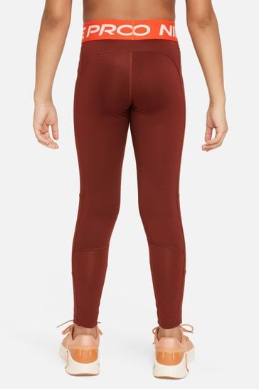 Buy Nike Red Performance High Waisted Pro Leggings from Next Poland