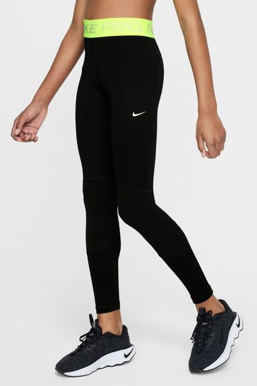 Buy Nike Black Performance High Waisted Pro Leggings from Next Ireland