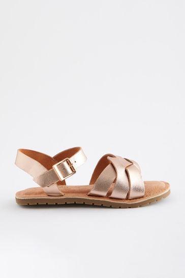 Next rose gold sandals online