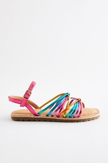 Rainbow discount strappy sandals