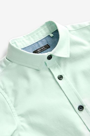 Mint green oxford top shirt