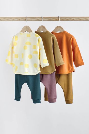 Bright Animal Baby T Shirts And Leggings Set 6 Pack