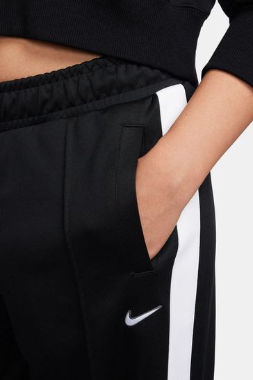 Buy Nike Black Wide Leg Side Stripe Joggers from Next Netherlands