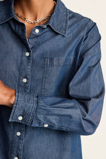 Navy shirt dark jeans hotsell