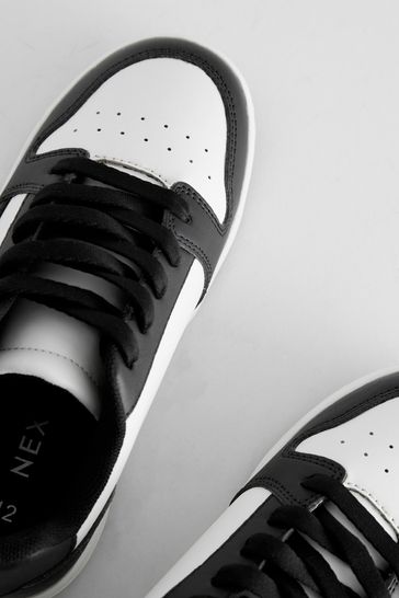 Black lace trainers store