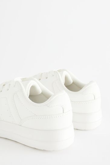 NEXT White Chunky Lace Up Trainers 3 EU 35.5 Girls