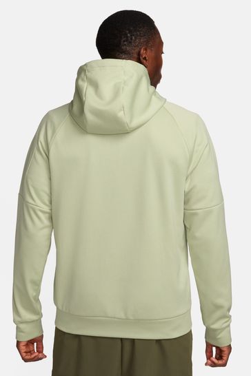 Nike therma hoodie olive green store