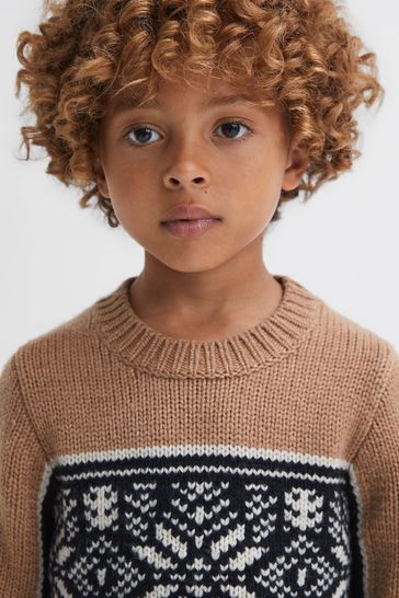 Boys camel sweater 2025