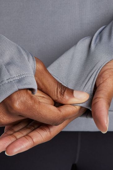 Nike 3.0 half zip grey clearance