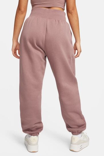 Nike mini swoosh best sale oversized grey joggers