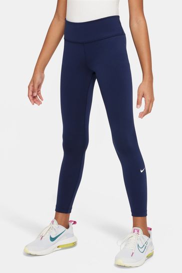 Nike Blue Dri-FIT One Leggings