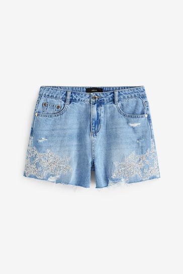 Lace shorts for girls clearance