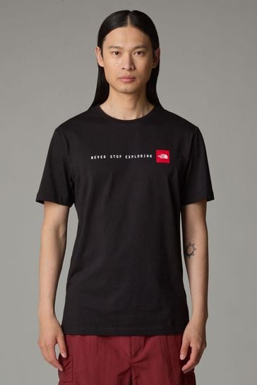 Never stop exploring t shirt discount
