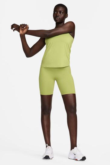 Buy Nike Green Dri FIT One High Waisted 7 Biker Shorts from Next Poland