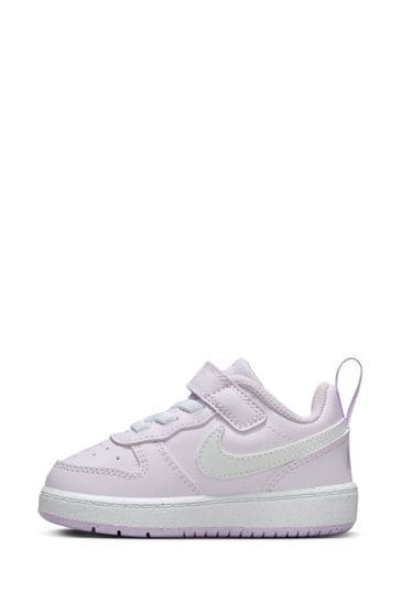 Nike Purple Infant Court Borough Low Recraft Trainers
