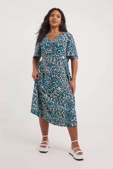 Simply be store blue dress
