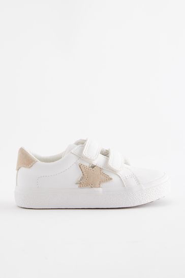White Standard Fit F Star Trainers
