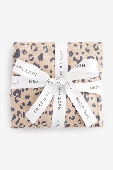 Animal Print Extra Large Multipurpose Baby Muslin