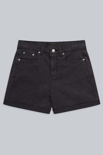 Animal Natalia Girls Organic Black Shorts