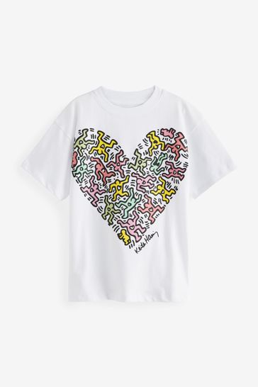 Buy Keith Haring White Artist License T Shirt 3 16yrs from Next Latvia