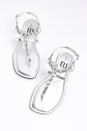 River island toe post sandals hotsell