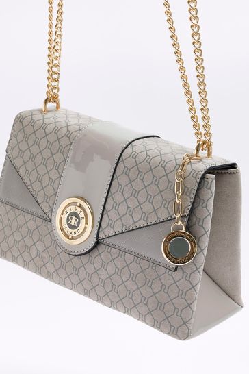 River island grey tab side slouch bag discount