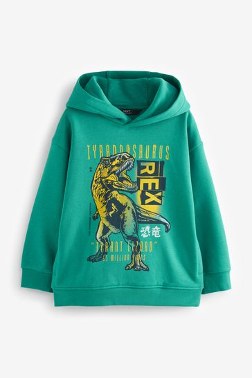 Green dinosaur hoodie outlet