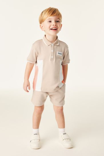 Baker by Ted Baker Colourblock Polo Shirt and Short Set