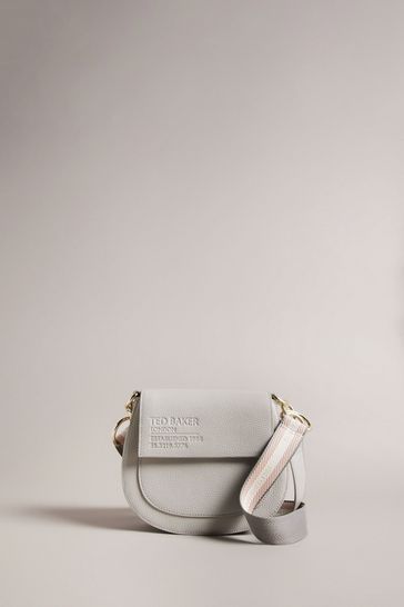 Buy Ted Baker Grey Daliai Branded Webbing Satchel Cross Body Bag