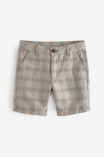 Plaid chino shorts on sale