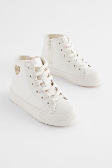 White high top pumps top