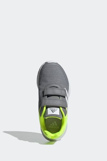 adidas Grey Green Sportswear Tensaur Run Kids Trainers