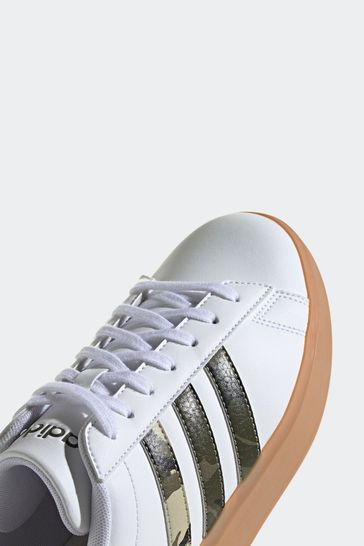 adidas grey grand court shoes