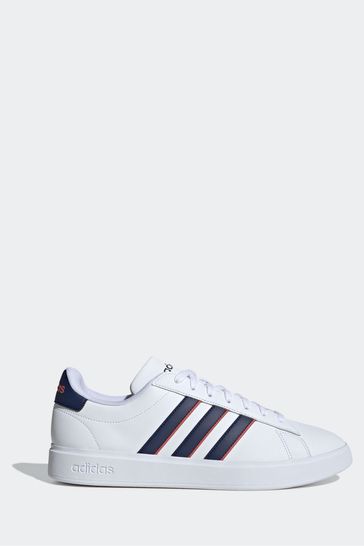 adidas White Sportswear Grand Court Cloudfoam Comfort Trainers