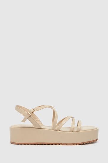 Schuh Taya Strappy Nude Sandals