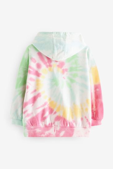Buy Multi Swirl Tie Dye Zip Through Hoodie 3 16yrs from Next USA