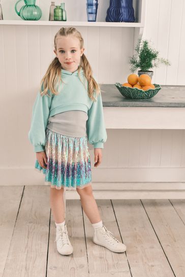 Little girl crop hoodies discount