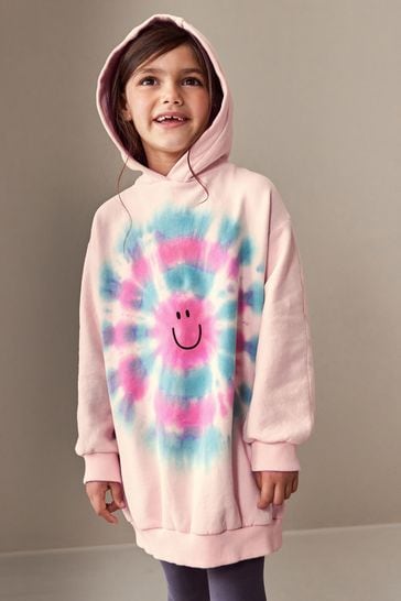 Tie dye longline hoodie deals