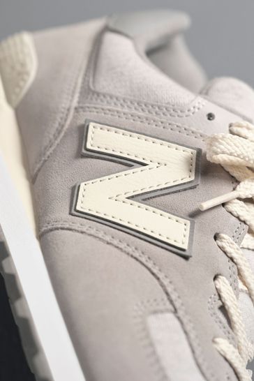 New balance mens grey trainers hot sale