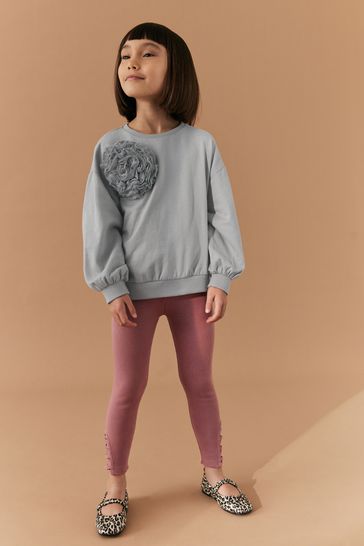 Grey cheap floral sweatshirt