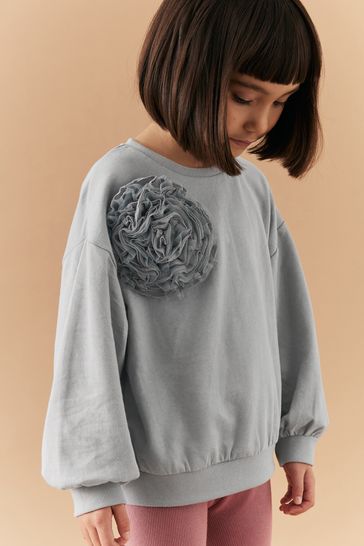 Grey floral new arrivals sweatshirt