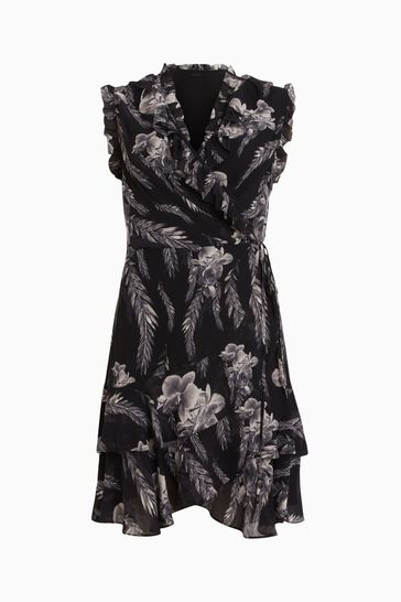 All saints caris sketch top dress