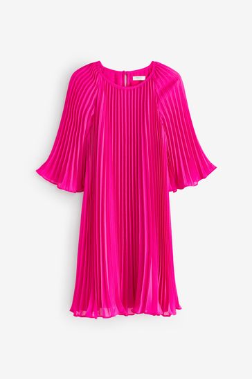 Pleated Satin Dress 3 16